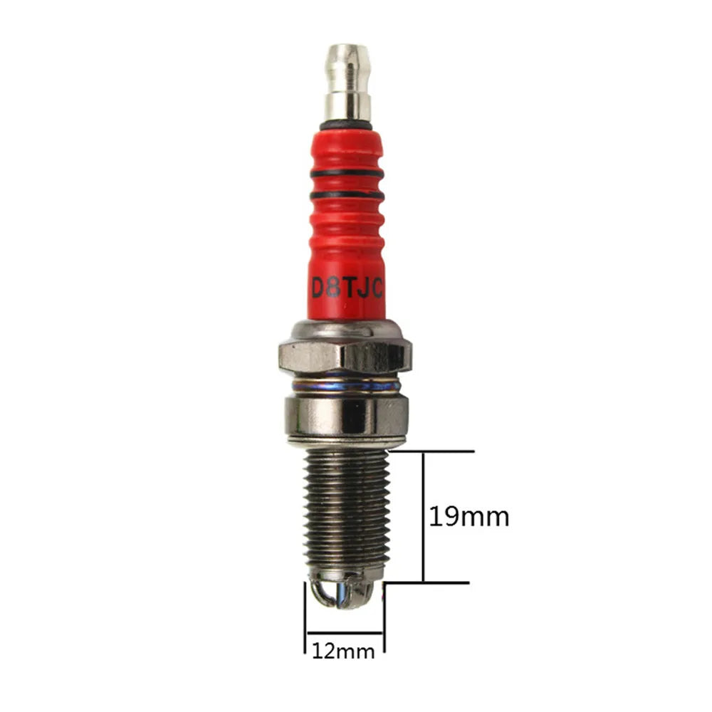 1/2Pcs Racing Spark Plug 3 Triple Electrode A7TC D8TC For GY6 CG 50 70 110 125 150CC Motorcycle Atv Scooter Dirt Bike Go Kart