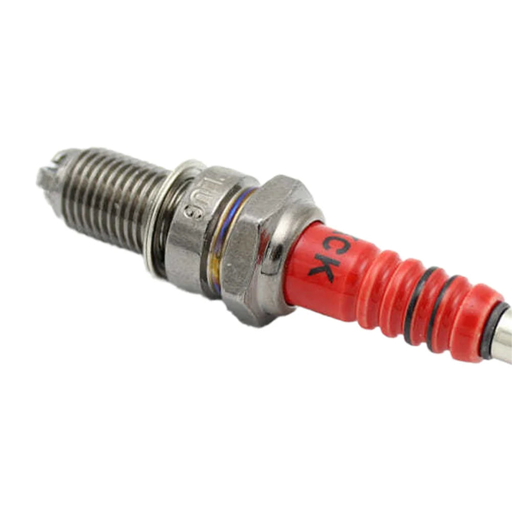 Spark Plug 3 Electrode 10/12mm A7TC D8TC Fits For ATV Scooter Dirt Bike Go Kart Motorcycle Accessories