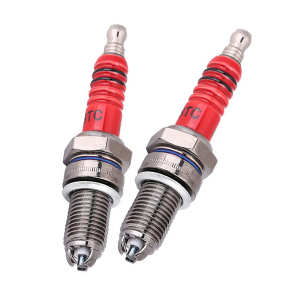 1/2Pcs Racing Spark Plug 3 Triple Electrode A7TC D8TC For GY6 CG 50 70 110 125 150CC Motorcycle Atv Scooter Dirt Bike Go Kart