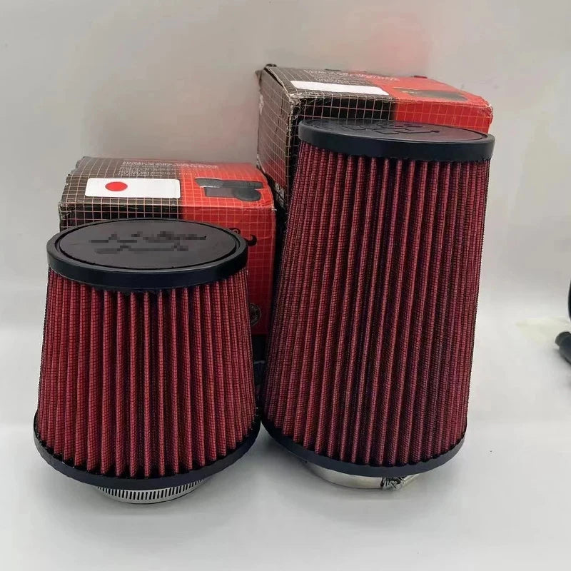 2.5 3 3.5 4 Inch Car Intake Air Filter for K＆N 14084-2 Universal High Flow Cone 102 89 76 70 63.5 60mm KN Tapered Mushroom Head